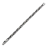 Two-Sided Bracelet DOUBLE TROUBLE Black and Rose Gold Steel Flat View