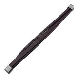 Triple Play Brown 3 Cord Multi-Design Mens Leather Bracelet Flat View