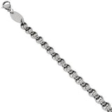 The COLONY Rolo Link Chain Stainless Steel Mens Necklace Alt View