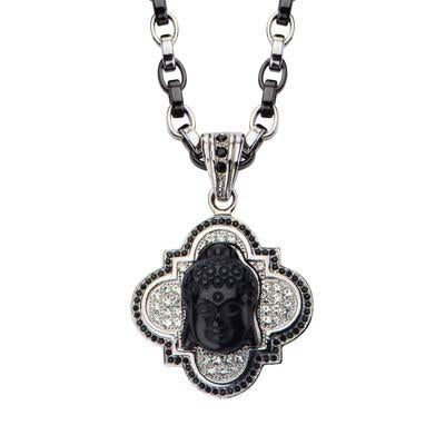 10K Yellow Gold Black Buddha Necklace | Appx. 23.9 Grams – FrostNYC