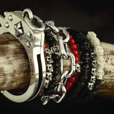 SOFT and SWEET Locking Handcuff Bracelets {PAIR} {Sterling with Rose G – MY  SECRET HEART STUDIOS