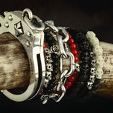 King Baby Bracelet Collection Featuring Skulls and Handcuffs