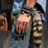 WING Mens Ring in Sterling Silver by King Baby