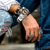 WING Mens Ring in Sterling Silver by King Baby