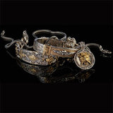 Konstantino Greek Lion Mask Silver Mens Necklace Pendant with Konstantino Silver and Bronze Mens Bracelets