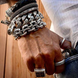 Guy Wearing King Baby Bracelets