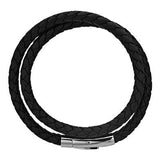 Tribal Hollywood Looper Leather Bracelet Metal Meltdown Top View