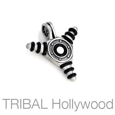 Tesla Coil Wisdom Symbol Necklace Pendant by Bico Australia