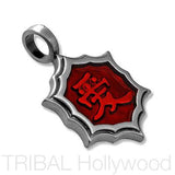 Bico Ai Qing Love Chinese Word Symbol Mens Necklace Pendant