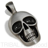 MORTY Skull Pendant in Silver 